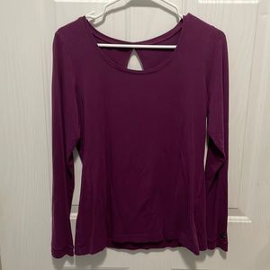 Long sleeve purple Columbia shirt